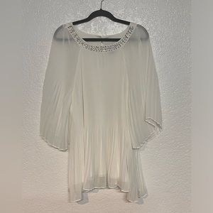 Jessica Howard White Top Size 1X